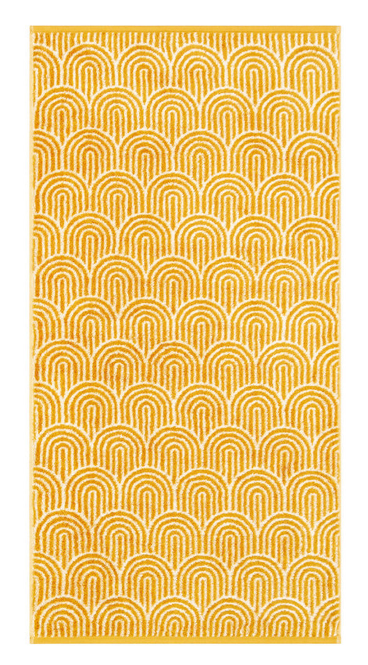 RUČNÍK, 50/100 cm, přírodní barvy, barvy zlata, lesní zelená - přírodní barvy/barvy zlata, Basics, textil (50/100cm) - Cawoe