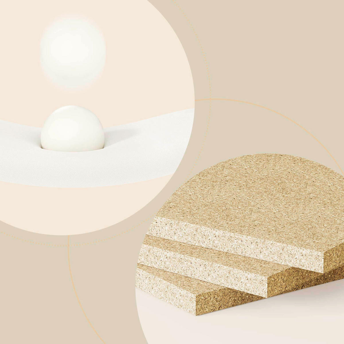 SITZBOX  - Creme, Trend, Textil (110/38/38cm) - Boxxx