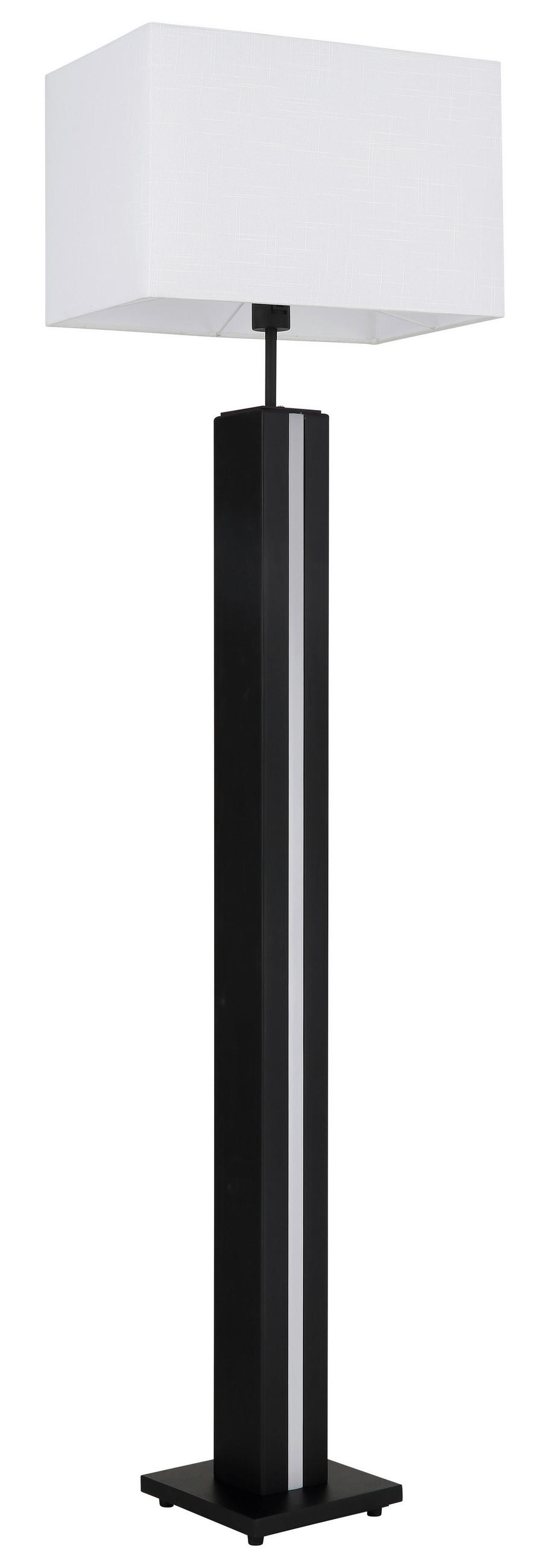 LED-STEHLEUCHTE Forest 40/27/150 cm  - Dunkelbraun/Schwarz, Design, Holzwerkstoff/Kunststoff (40/27/150cm) - Globo