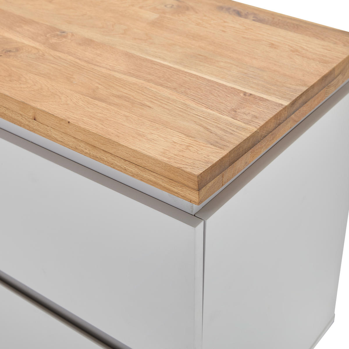 LOWBOARD  195/57,5/42 cm 4 Schublade(n) Typenauswahl, stehend  - Kaschmir/Eichefarben, KONVENTIONELL, Holz/Holzwerkstoff (195/57,5/42cm) - Novel
