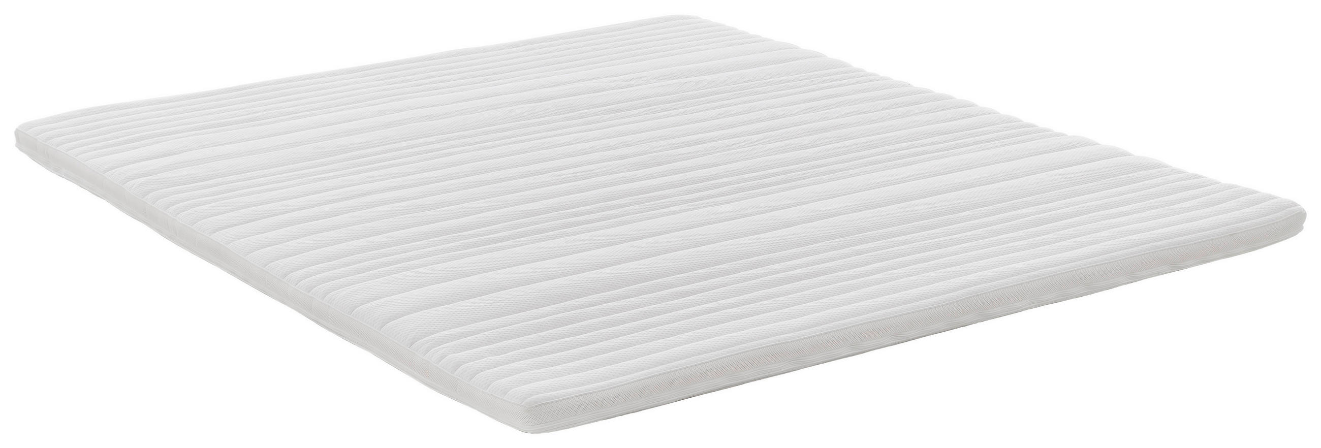 TOPPER 90/190 cm Höhe ca. 7 cm  - Weiß, Basics, Textil (90/190cm) - Novel
