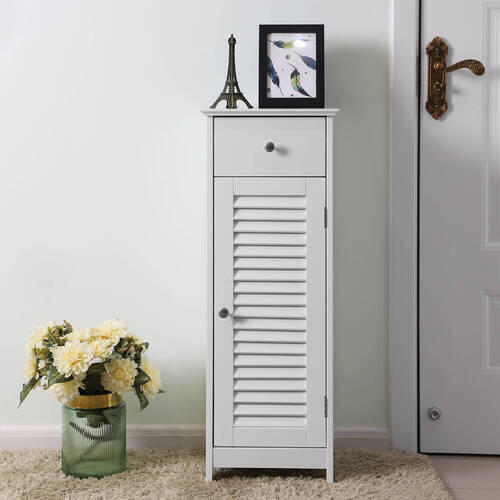 KOMMODE  in 32/87/30 cm  - Weiß, Trend, Holzwerkstoff/Metall (32/87/30cm) - Boxxx