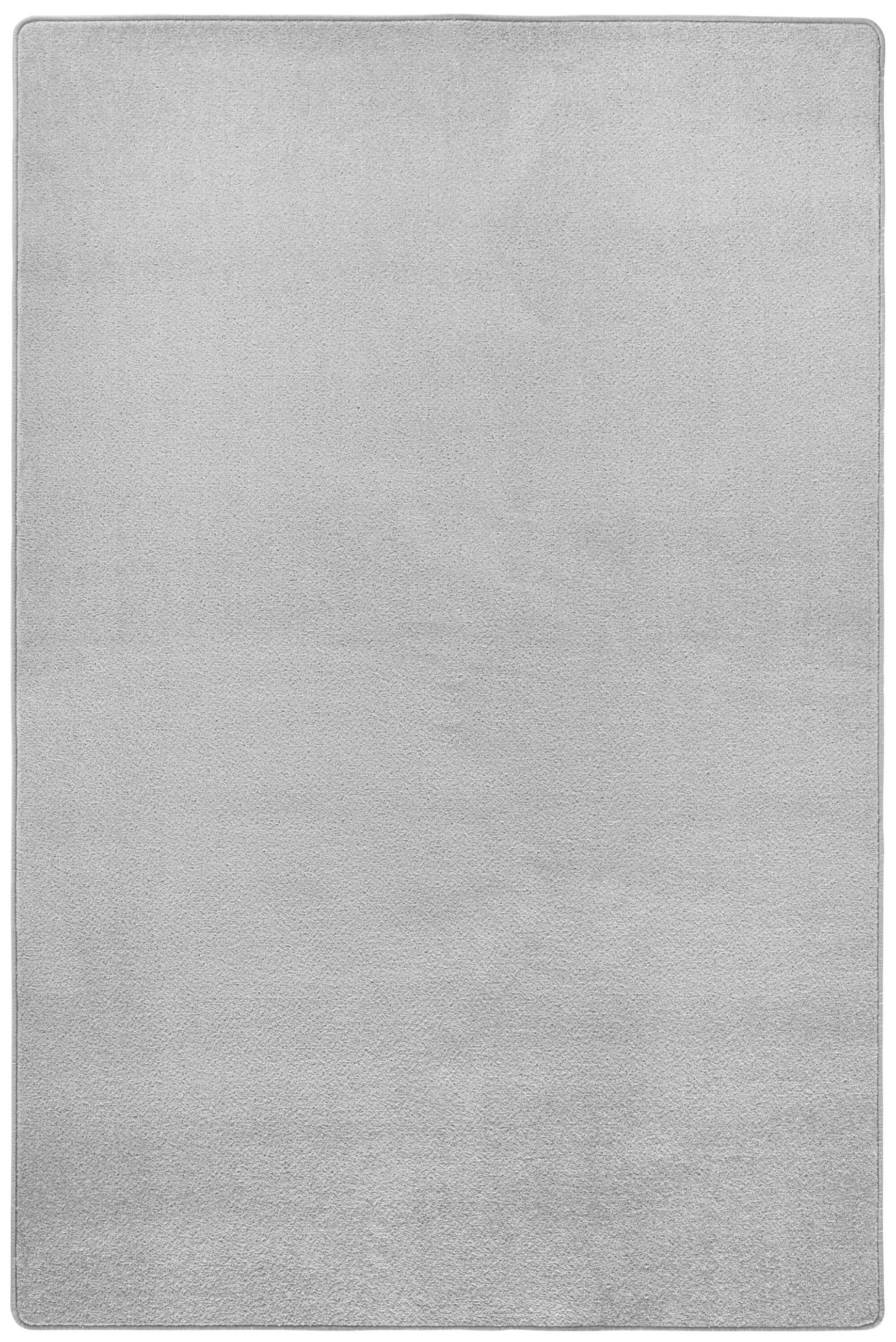 FLACHWEBETEPPICH Wohnzimmer 80/150 cm Fancy Hellgrau rechteckig  - Hellgrau, Basics, Kunststoff (80/150cm) - Hanse Home
