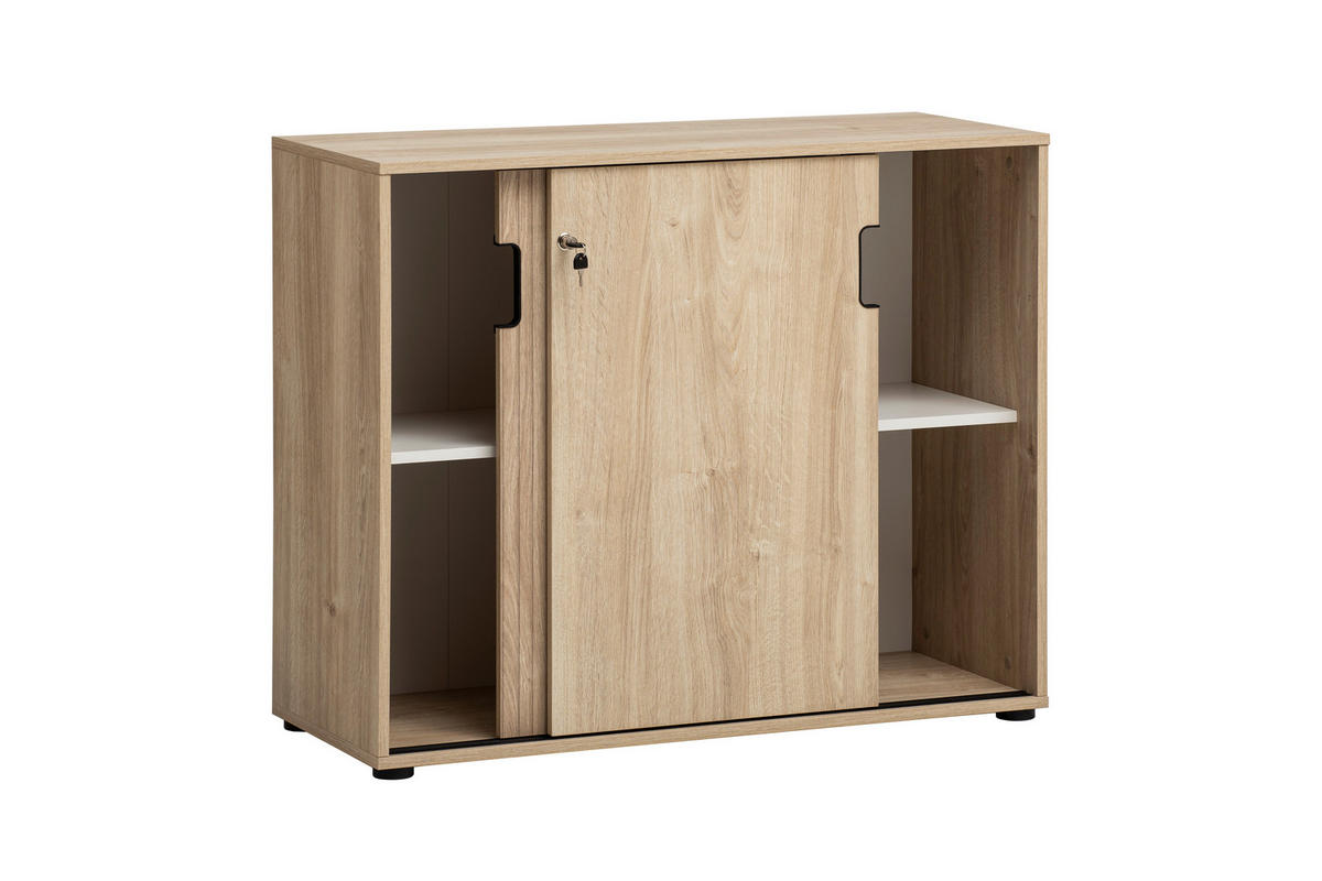AKTENSCHRANK Eichefarben  - Eichefarben, MODERN, Holzwerkstoff (100,1/83,6/41cm) - MID.YOU