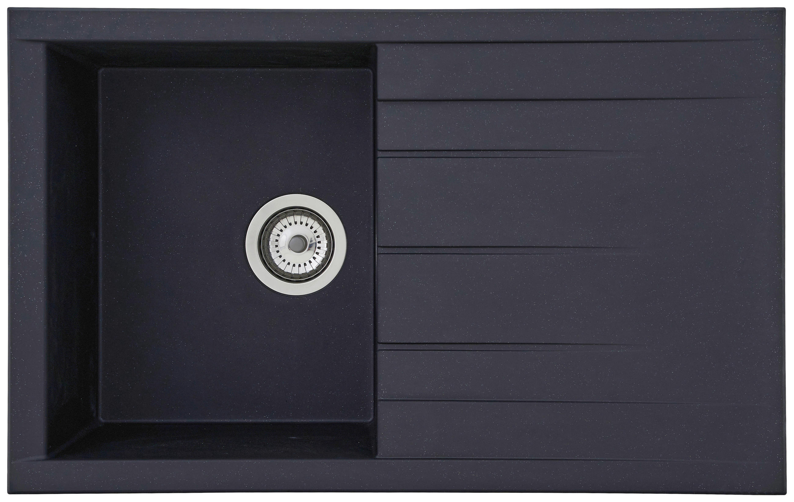 DISKHO 1712HOUSTON80X50S  - svart, Trend, glas/plast (80/21/50cm) - Respekta