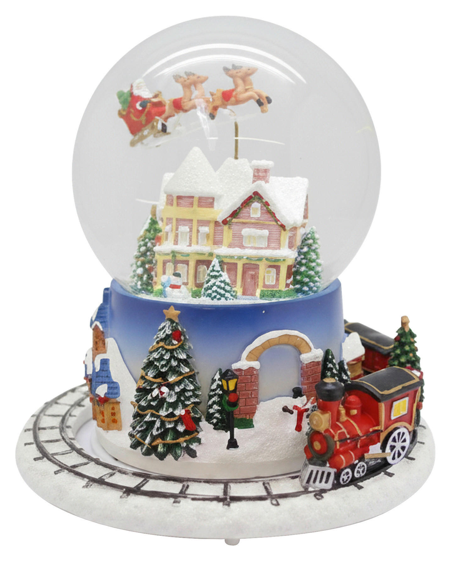 SCHNEEKUGEL - Multicolor, LIFESTYLE, Kunststoff (17cm)
