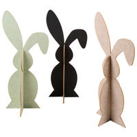 DEKOHASE - Hellbraun/Schwarz, LIFESTYLE, Kunststoff/Textil (18,5/39,5/14cm)