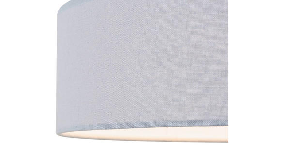 HÄNGELEUCHTE 37/120 cm  - Hellgrau/Weiß, MODERN, Kunststoff/Textil (37/120cm) - Novel