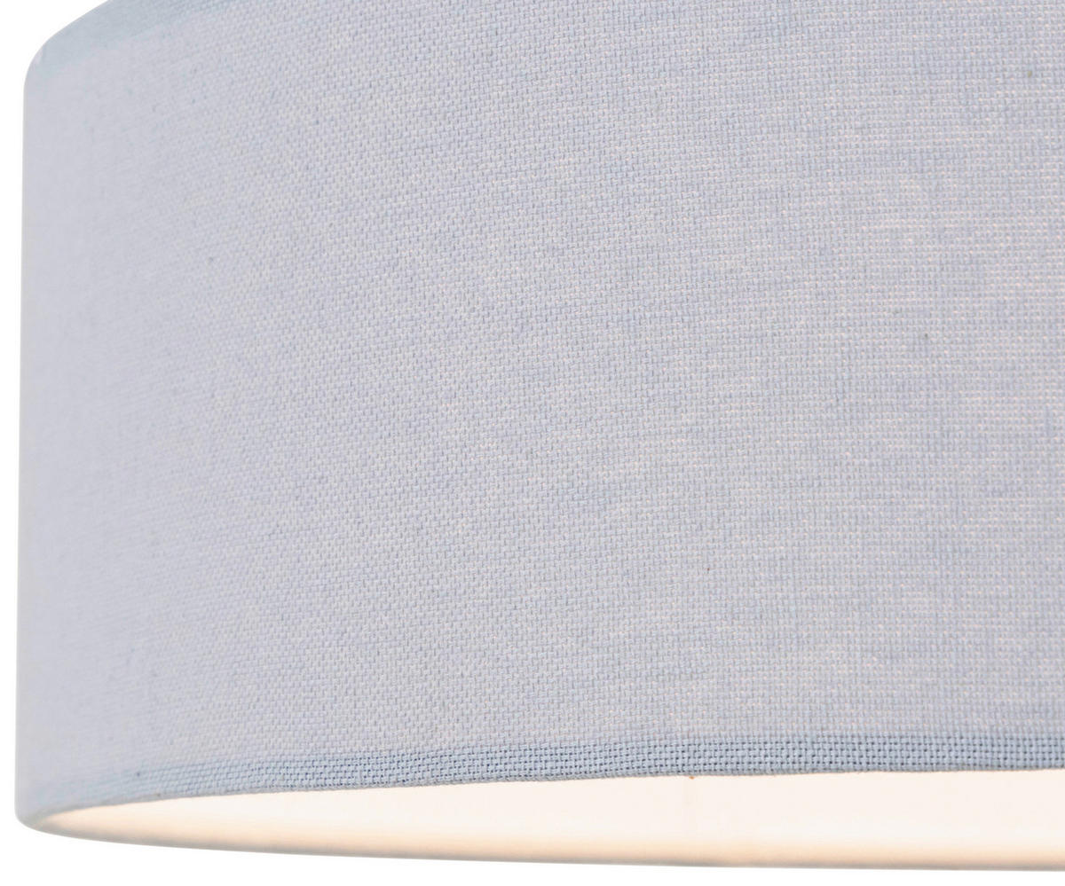 HÄNGELEUCHTE 37/120 cm   - Hellgrau/Weiß, MODERN, Kunststoff/Textil (37/120cm) - Novel