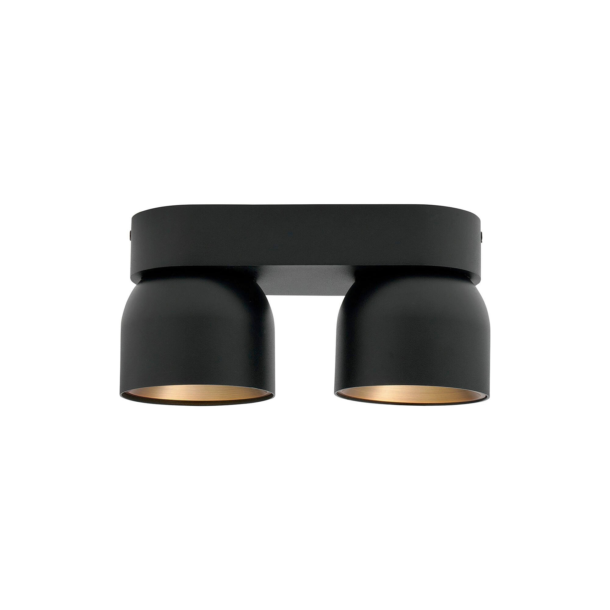 DECKENSTRAHLER Pitcher 24/11,6 cm   - Schwarz, KONVENTIONELL, Metall (24/11,6cm) - Nordlux