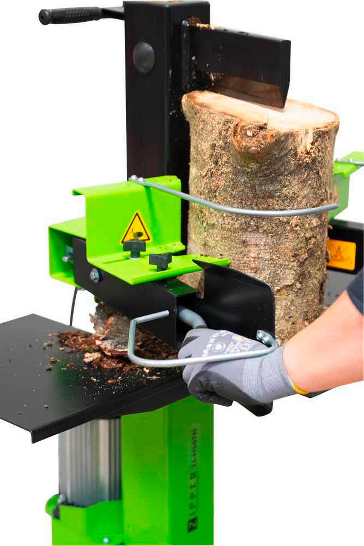 HOLZSPALTER  - Grün, Basics, Metall (93,5/150/84,5cm) - Zipper