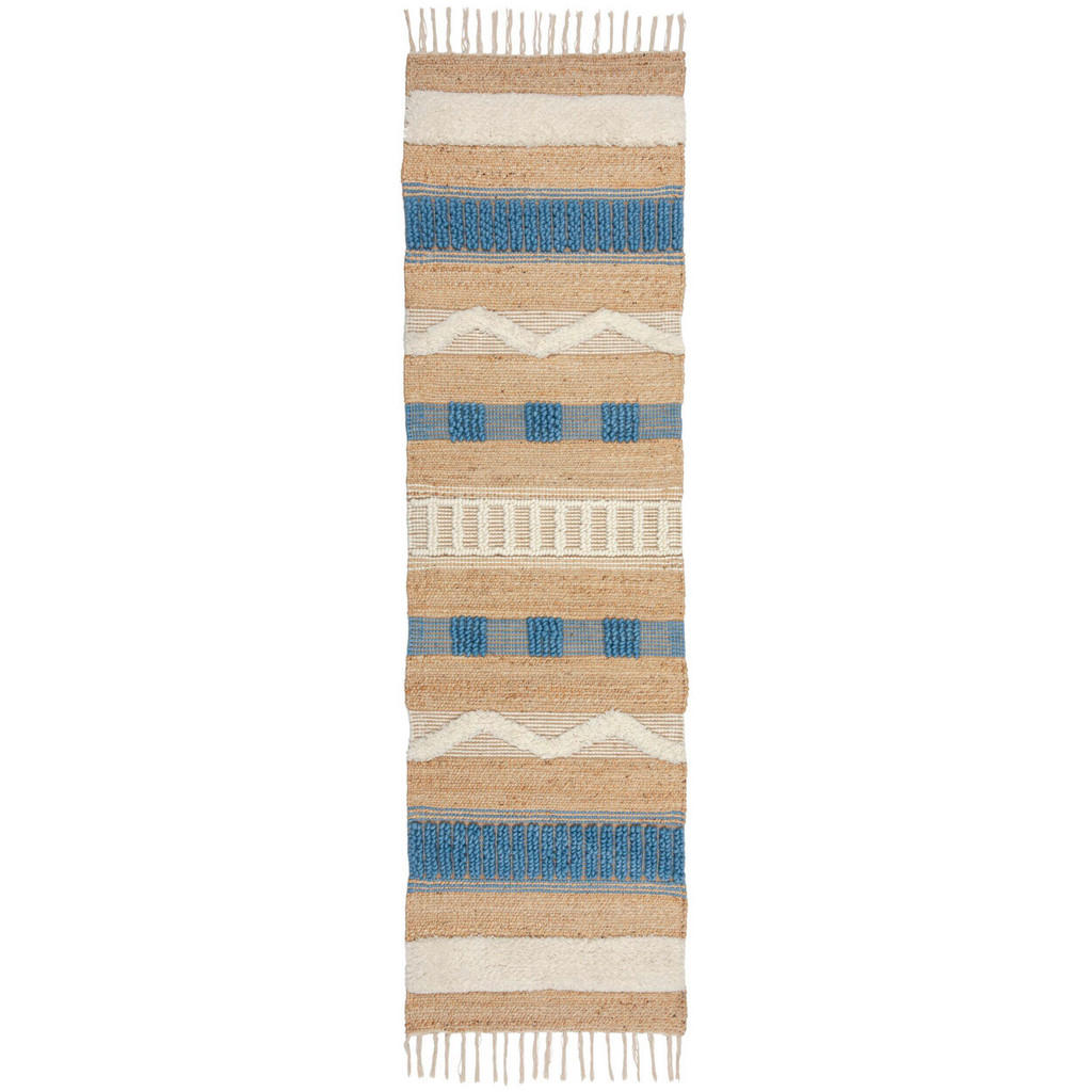 Flair Rugs BEHÚŇ, 60/230 cm, modrá, prírodná farba