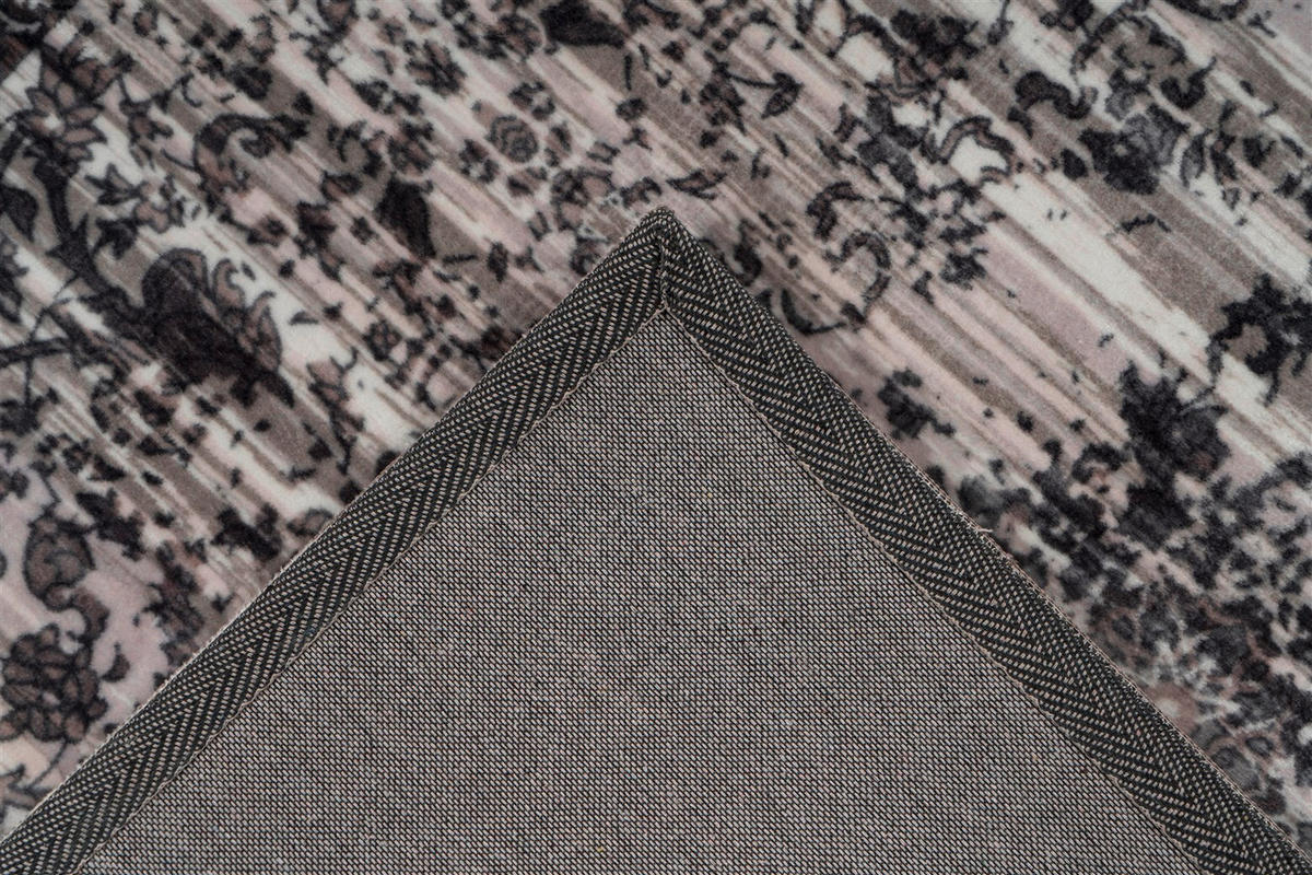TEPPICH 160/230 cm Saphira 500 Grau Grau  - Grau, KONVENTIONELL, Textil (160/230cm)
