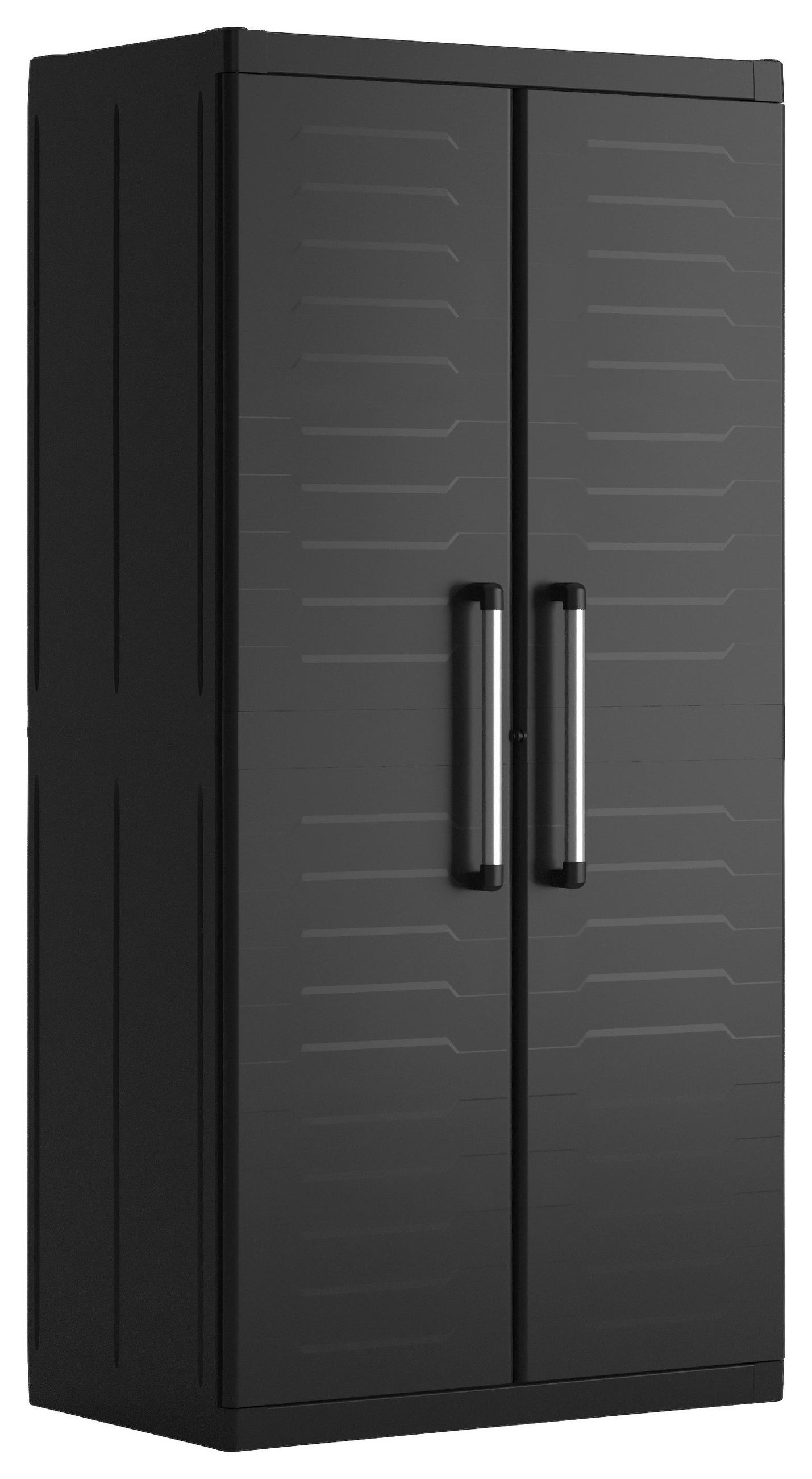 Keter Geräteschrank Schwarz 89x182x54 cm