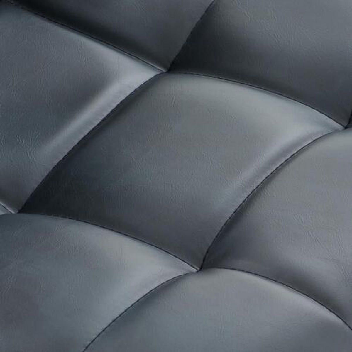 SCAUN in textil gri, negru  - negru/gri, Design, metal/textil (45/88/55cm) - Livetastic