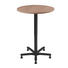 STEHTISCH - Nussbaumfarben/Schwarz, KONVENTIONELL, Holzwerkstoff/Metall (80/72-114/80cm) STEHTISCH - Nussbaumfarben/Schwarz, KONVENTIONELL, Holzwerkstoff/Metall (80/72-114/80cm)