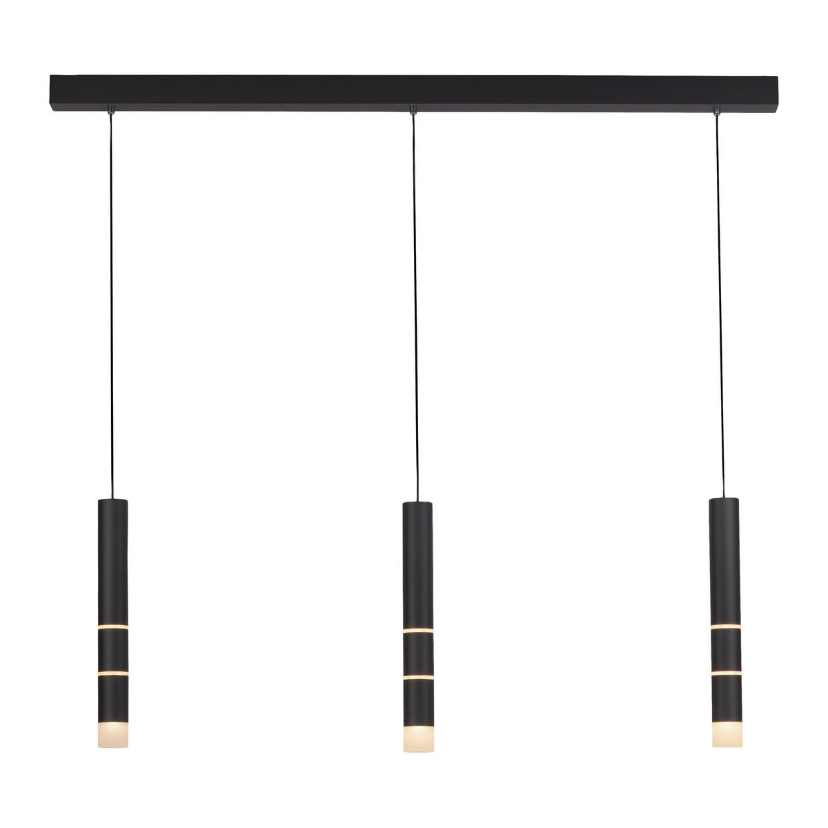 LED-HÄNGELEUCHTE Pure   - Schwarz, Design, Kunststoff/Metall (120/5cm) - Neuhaus PURE