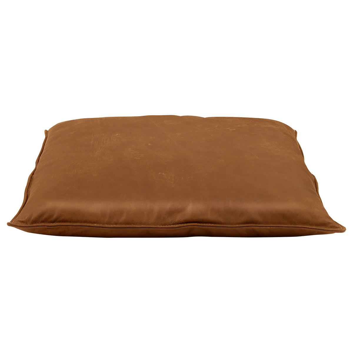 3-SITZER-SOFA  in Echtleder Cognac   - Cognac/Beige, Design, Leder/Kunststoff (300/85/123cm) - Livetastic