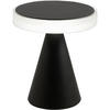 LED-TISCHLEUCHTE Neutra 17/20 cm   - Schwarz/Weiß, Basics, Kunststoff/Metall (17/20cm) - Fabas Luce