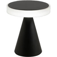 LED-TISCHLEUCHTE Neutra 17/20 cm   - Schwarz/Weiß, Basics, Kunststoff/Metall (17/20cm) - Fabas Luce