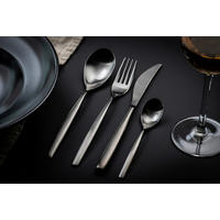 BESTECKSET 30-teilig   - Edelstahlfarben, Basics, Metall