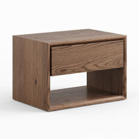 NACHTSCHRANK 50/35/35 cm Eiche massiv  - Eiche dunkel, MODERN, Holz (50/35/35cm) - Linea Natura