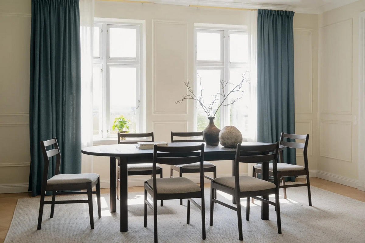 MATBORD i trä 220/105/75 cm   - brun, Klassisk, trä (220/105/75cm) - Rowico