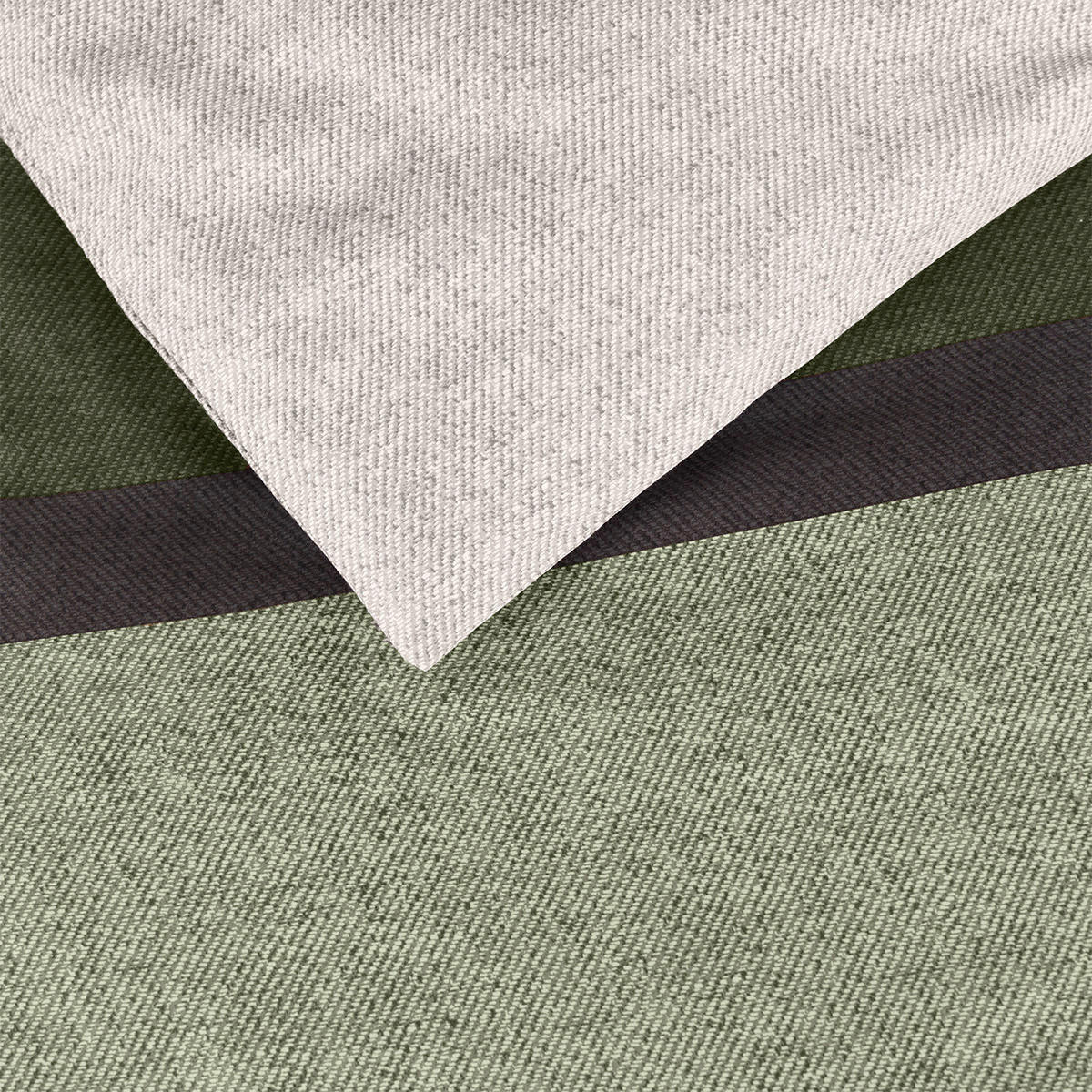 BETTWÄSCHESET 3-teilig Carlow 200/210 cm  - Waldgrün, Design, Textil (200/210cm) - Hugo Boss