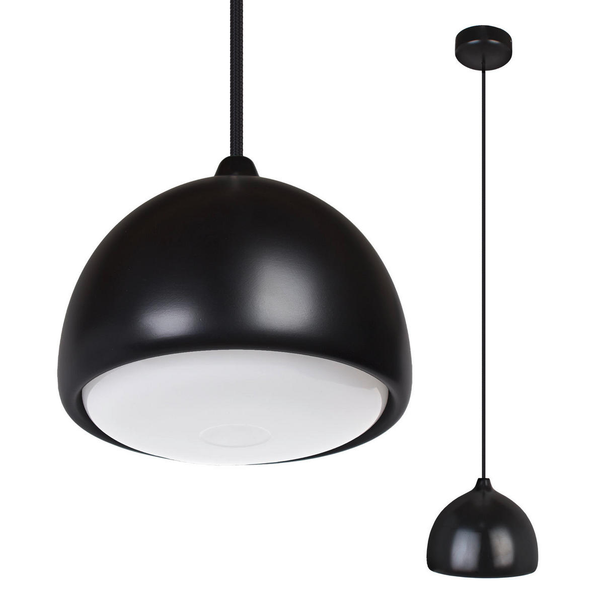 ZÁVĚSNÉ SVÍTIDLO, 17,5/90-140 cm  - černá, Design, dřevo (17,5/90-140cm)