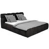 POLSTERBETT 180/200 cm  in Schwarz  - Schwarz, Design, Kunststoff/Textil (180/200cm) - Esposa
