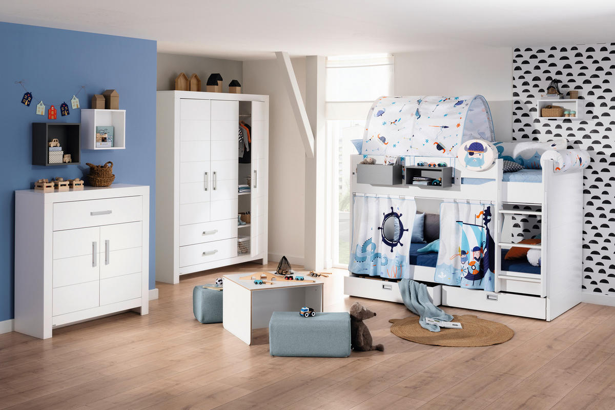 WANDREGAL 40/18,5/18,7 cm  - Blau, Design, Holzwerkstoff (40/18,5/18,7cm) - Paidi