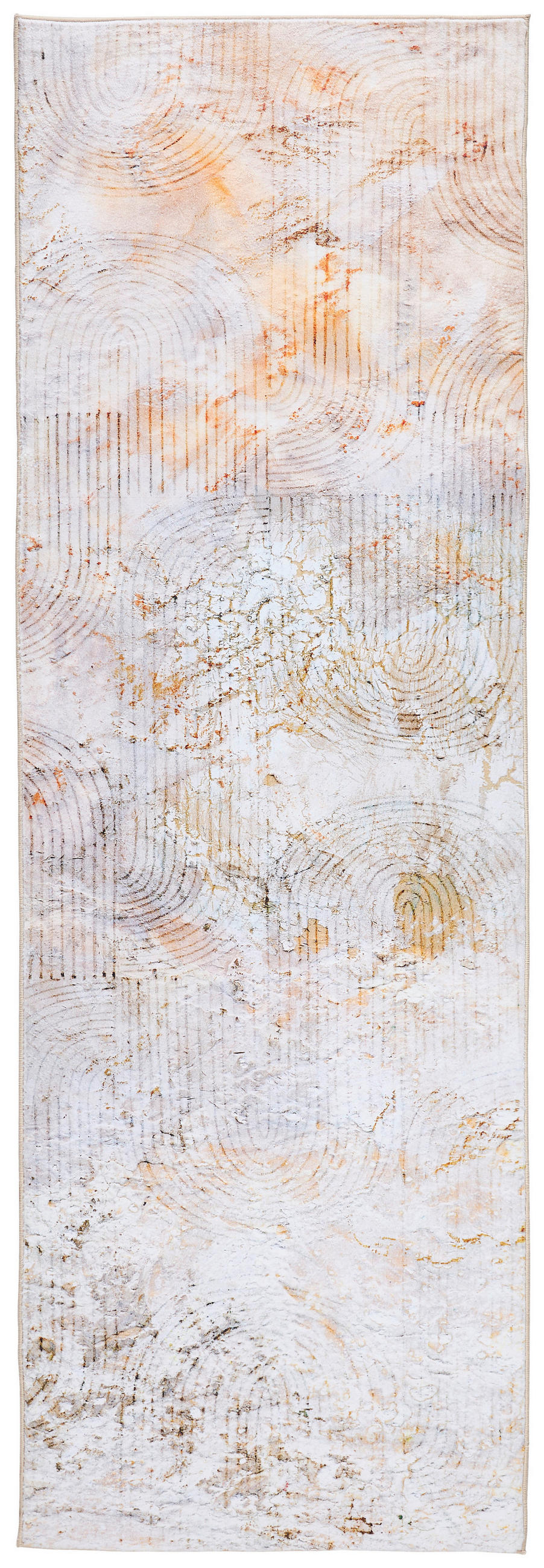 LÄUFER 80/240 cm  - Multicolor/Orange, Design, Textil (80/240cm) - Novel