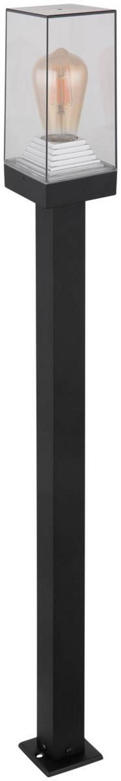 WEGELEUCHTE - Klar/Schwarz, Basics, Kunststoff/Metall (10/10/100cm) - Globo