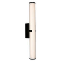 VÄGGLAMPA FÖR BADRUM Clamp   - klar/vit, Design, metall/glas (9/63cm)