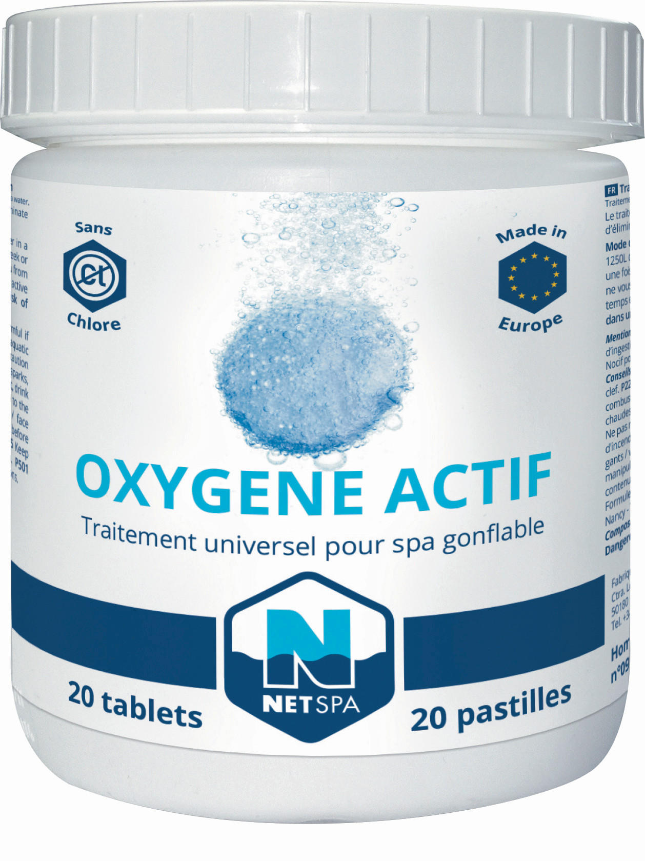 WHIRLPOOL-DESINFEKTIONSMITTEL  - Blau/Weiß, Basics, Kunststoff (11/11/12cm)