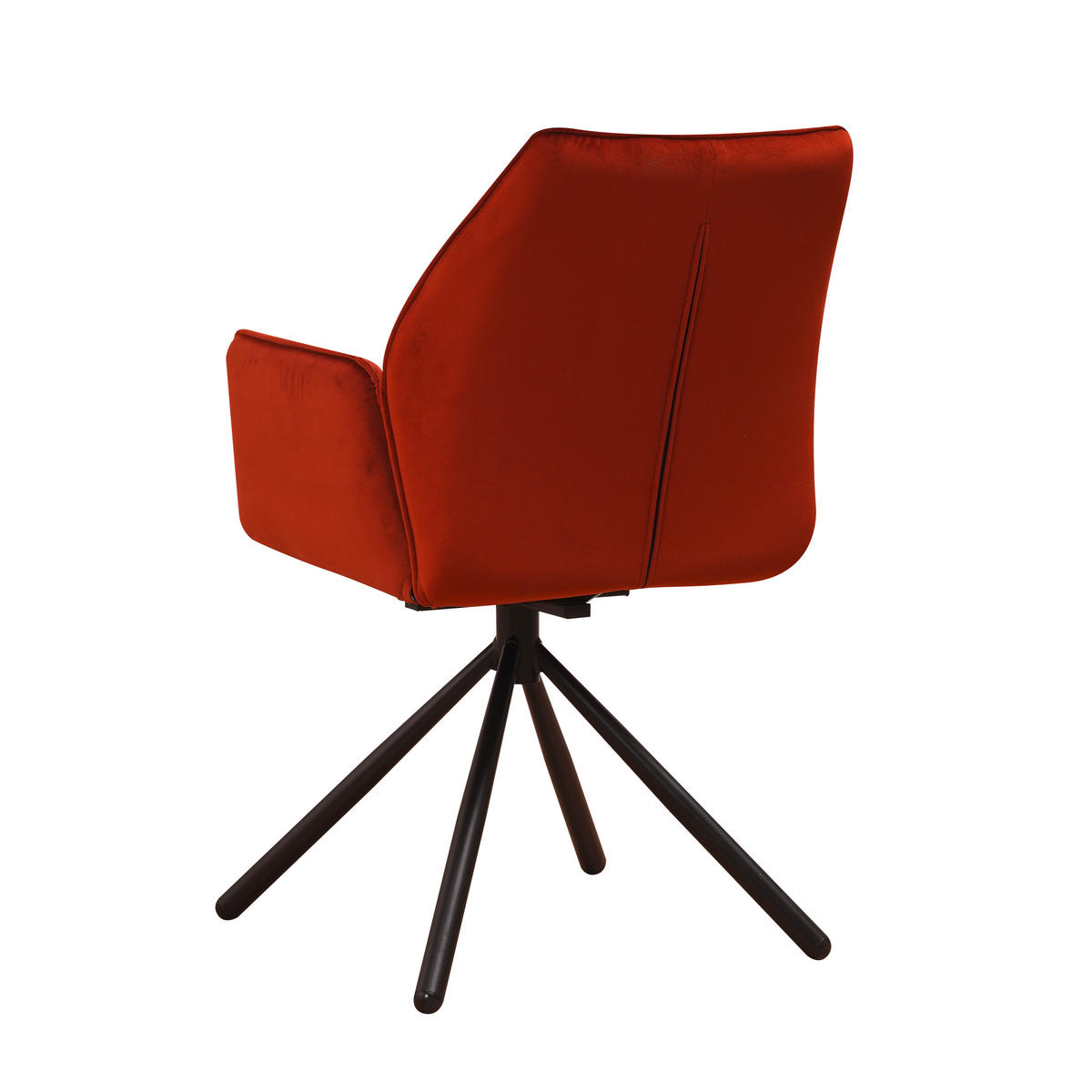 SADA STOLIČIEK S PODRÚČKAMI 2 kus - čierna/medená, Modern, kov/textil (57,5/92/52cm) - MID.YOU