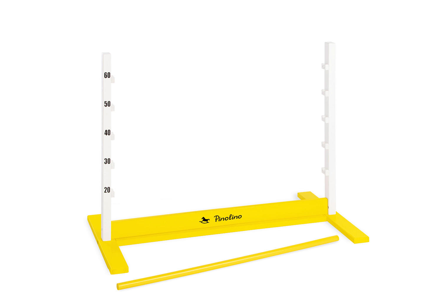 HINDERNISPARCOUR HOPPE Gelb  - Gelb, Basics, Holz (92/67/50cm) - Pinolino