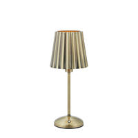 AKKU-TISCHLEUCHTE Celia 14/35/14 cm  - Messingfarben, Basics, Kunststoff/Metall (14/35/14cm) - Markslöjd