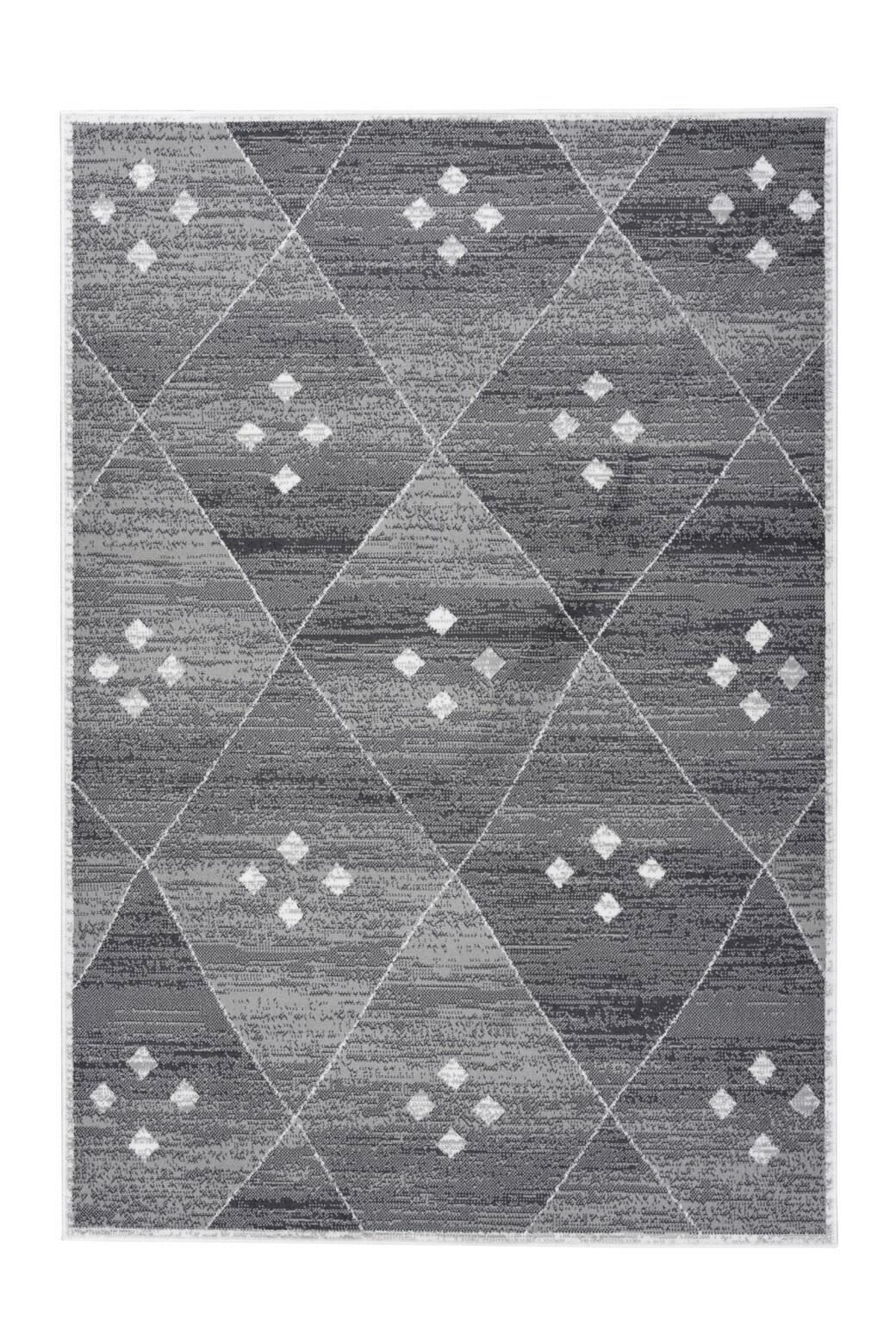 TEKAČ  Vancouver     80/150 cm    tkano  siva, bela  - siva/bela, Basics, tekstil (80/150cm) - Kayoom