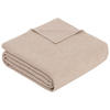 WOHNDECKE CHARLOTTE 140/200 cm  - Beige, KONVENTIONELL, Textil (140/200cm) - Bio:Vio