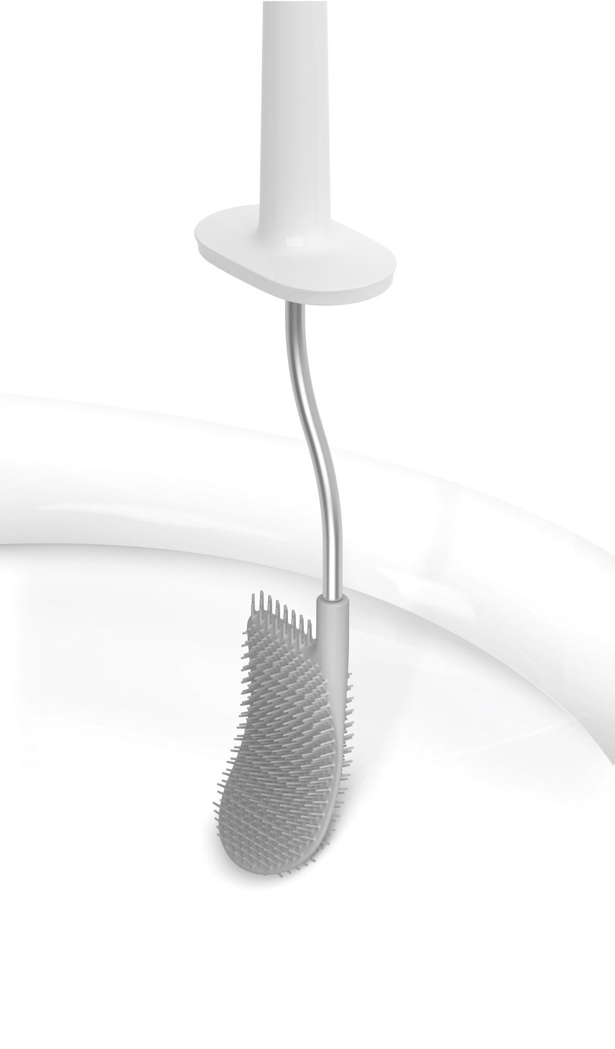 GARNITURA TOALETNE ČETKE   metal  FLEX STEEL  - Konvencionalno, metal/plastika (12,7/42,7/9,17cm) - Joseph Joseph