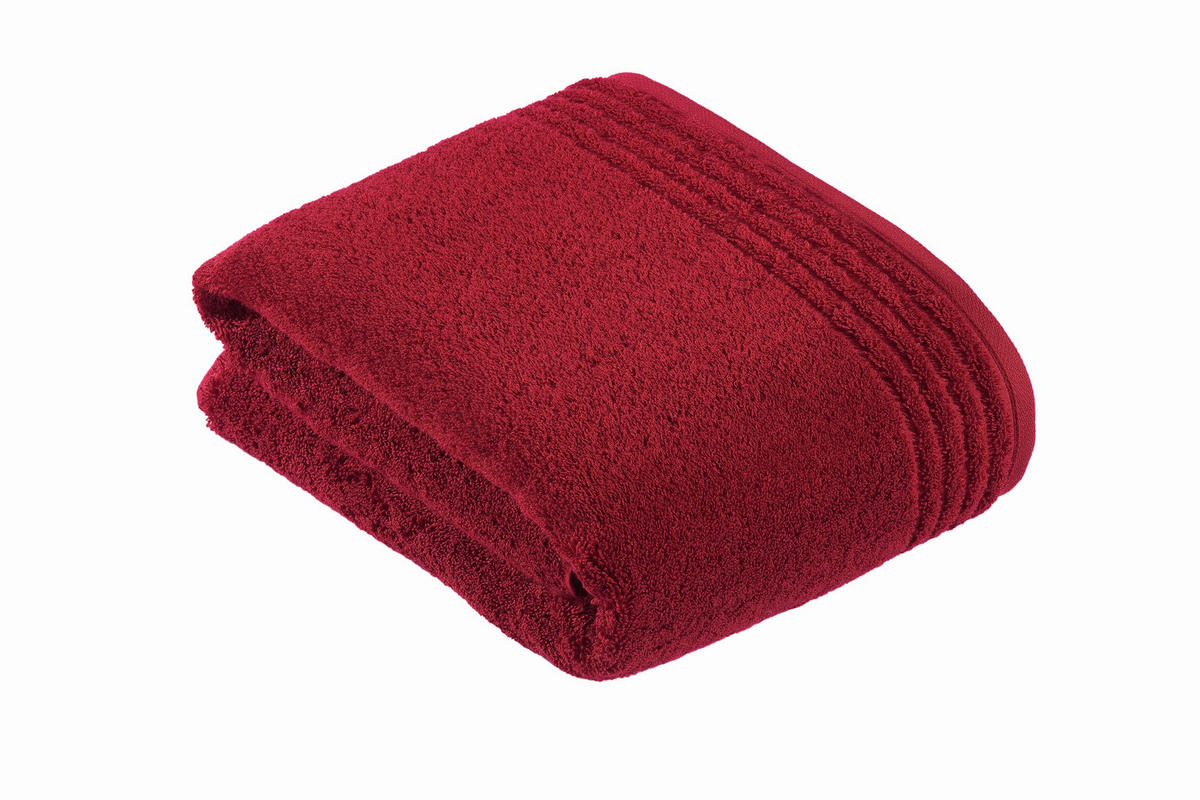 FÜRDŐLEPEDŐ 100/150 cm sötétvörös  - sötétvörös, Basics, textil (100/150cm) - Vossen