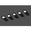 UNTERBAULEUCHTEN-SET 7/0,4/19 cm   - Schwarz, Basics, Metall (7/0,4/19cm)
