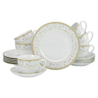 KÁVOVÁ SOUPRAVA, porcelán (new bone china) - bílá, Trend, keramika (33,5/22,5/29null) - Creatable
