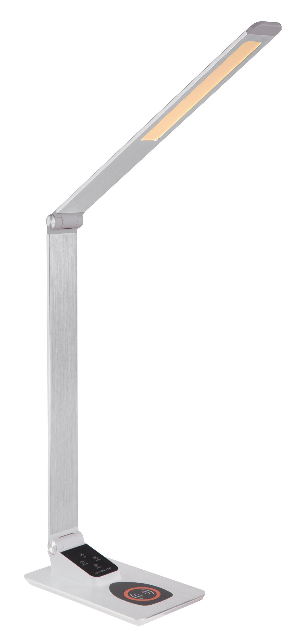 STONA LED LAMPA - srebrna, Osnovno, metal/plastika (66/12cm)