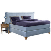 BOXSPRINGBETT 180/200 cm in Naturfarben - Eichefarben/Naturfarben, KONVENTIONELL, Holz/Textil (180/200cm) - Jensen