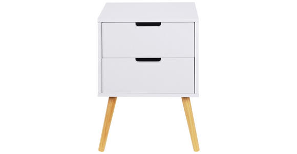 NACHTSCHRANK 40/60/30 cm Kiefer massiv  - Naturfarben/Weiß, Design, Holz/Holzwerkstoff (40/60/30cm) - Xora