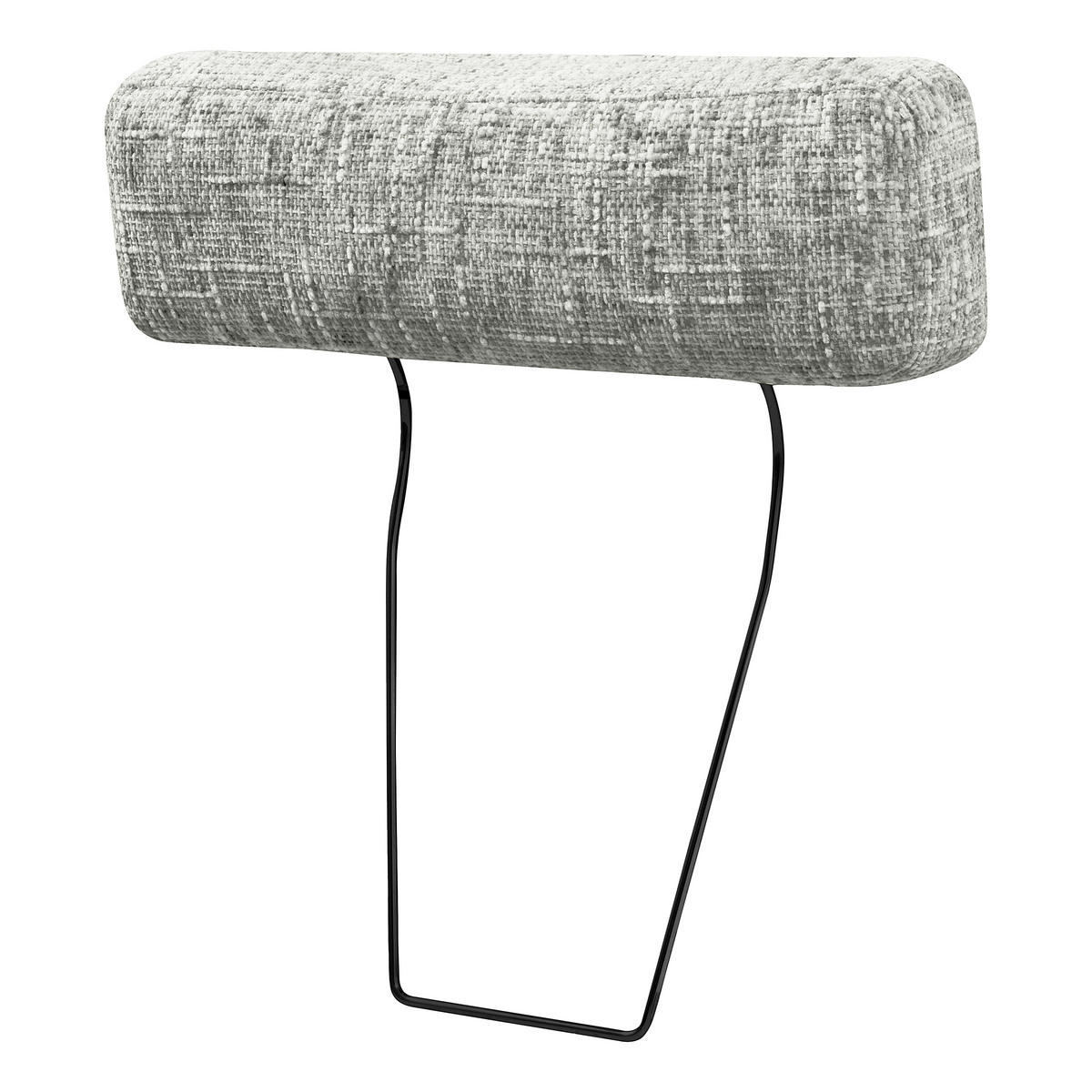 KOPFSTÜTZE 52/17/14 cm  Webstoff  - Grau, Design, Textil (52/17/14cm) - Livetastic