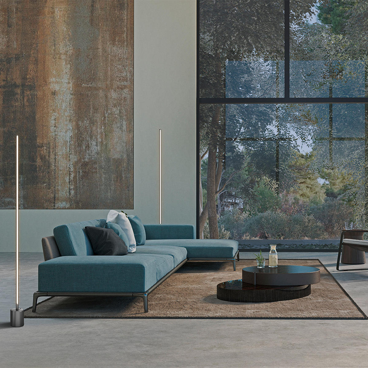 GOLVLAMPA Modern 10/145 cm    - svart, Trend, metall (10/145cm) - MAYTONI