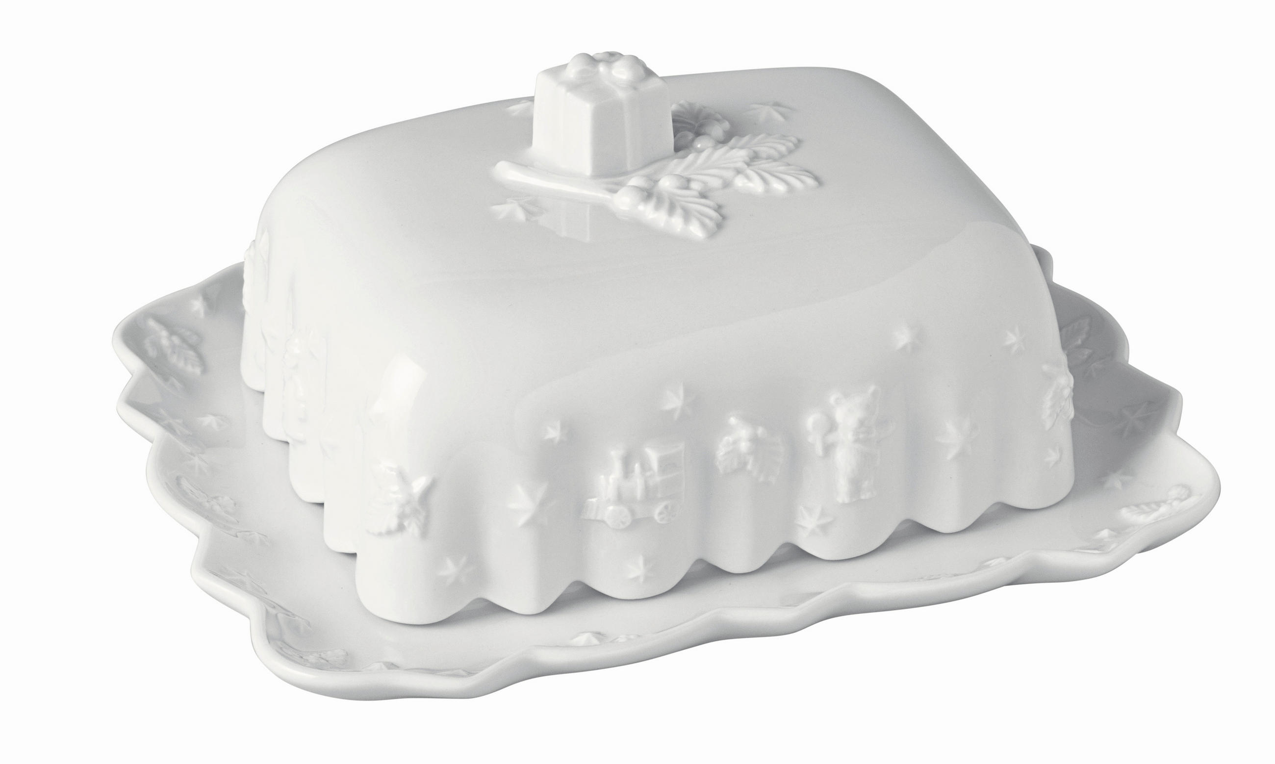 BUTTERDOSE Keramik Toy's DelRoyCl  - Weiß, KONVENTIONELL, Keramik (18,5/15,5/8cm) - Villeroy & Boch
